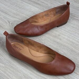 Born Women's Tan Leather Loafers